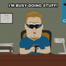 busy doing nothing